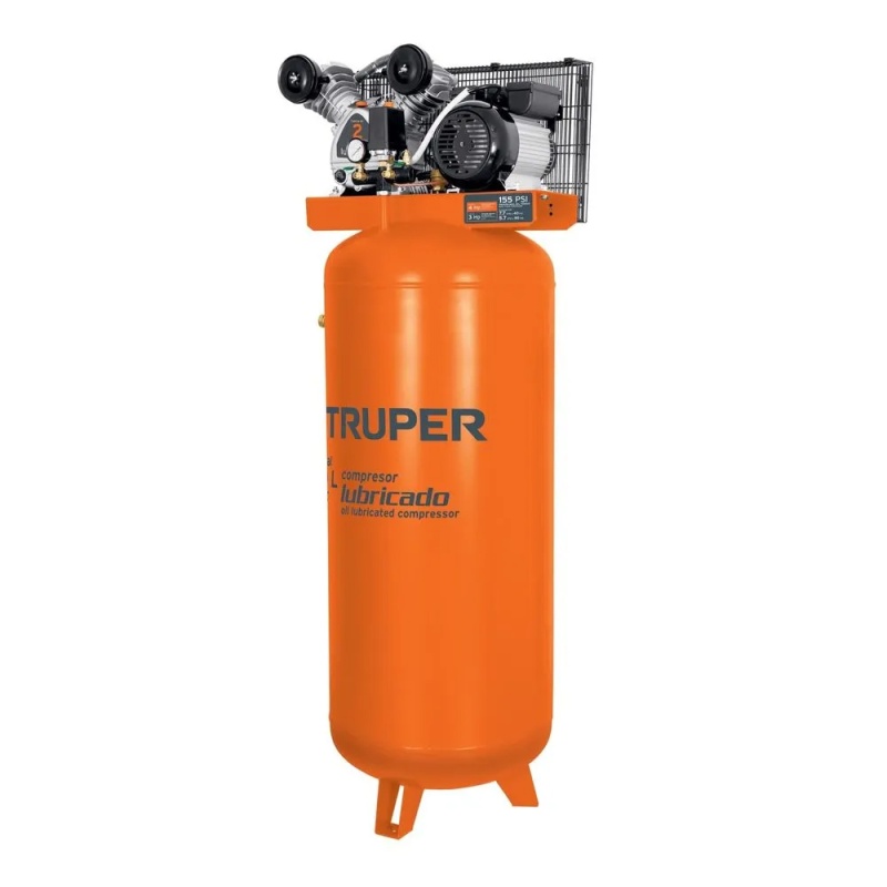 Compresora de Aire Vertical 4HP 240L 116 PSI Truper 102130