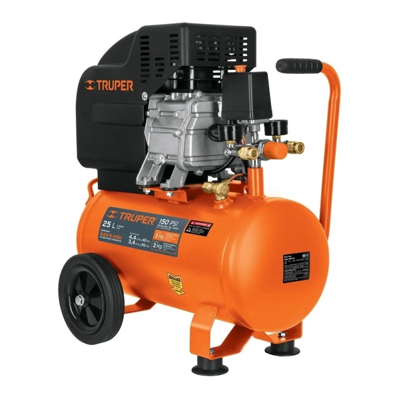 Compresora de aire 3 HP 25L 116 PSI Truper 11836