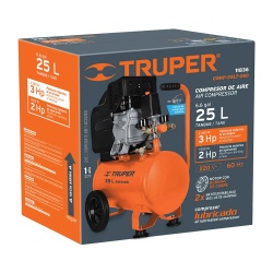 Compresora de aire 3 HP 25L 116 PSI Truper 11836