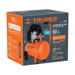 Compresora de aire 3-1/2HP 50L 116 PSI Truper 11837