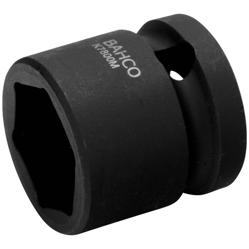 Dado Hexagonal Milimétrico 1/2" x 18mm Ultra corto Bahco K7800M-18