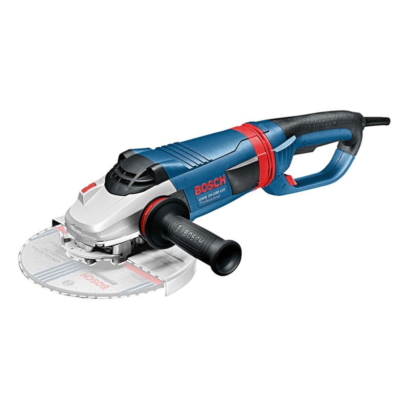 Amoladora Angular 7" 2400W Brushless 8500 rpm Bosch GWS 24- 180 LVI