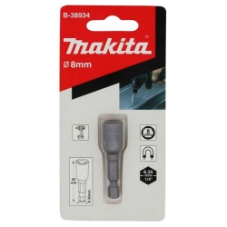 Dado Hexagonal Milimétrico 1/4" x 8mm Corto Makita B-38934