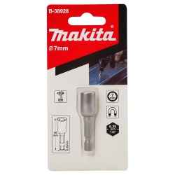 Dado Hexagonal Milimétrico 1/4" x 7mm Corto Makita B-38928