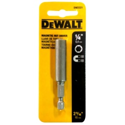 Dado Hexagonal Pulgada 1/4" x 1/4" Largo Dewalt DW2221 Z