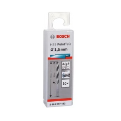 Set de Brocas de Metal x 10 pzas 1,5 mm HSS PointTeQ Bosch