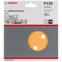 Lija Excéntrica 6" Grano 100 5 Und Bosch 2608.605.089-000