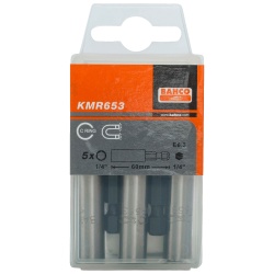 Juego de Extensiones 1/4" Hex 60mm 5 Unidades Bahco KMR653