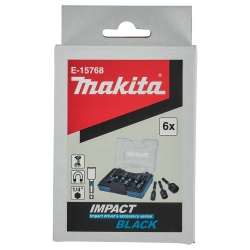 Set de Dados Hexagonal Milimétrico 1/4" Largo 6 Pzs Makita E-15768