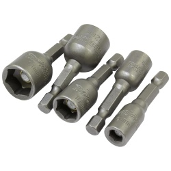 Set de Dados Hexagonal Milimétrico 1/4" Hex 5 Pzs Makita B-39176