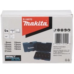 Juego de Dados 1/2" 9 Piezas Makita E-16570