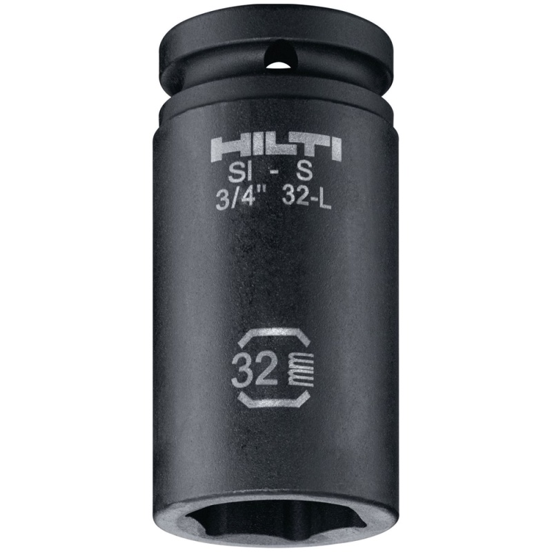 Dado Hexagonal Milimétrico 3/4" x 32mm Largo Hilti 2136476