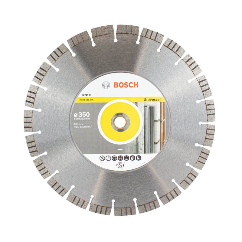 Disco Diamantado Segmentado 4 1/2" (115 mm) Bosch 2608.602.668-000