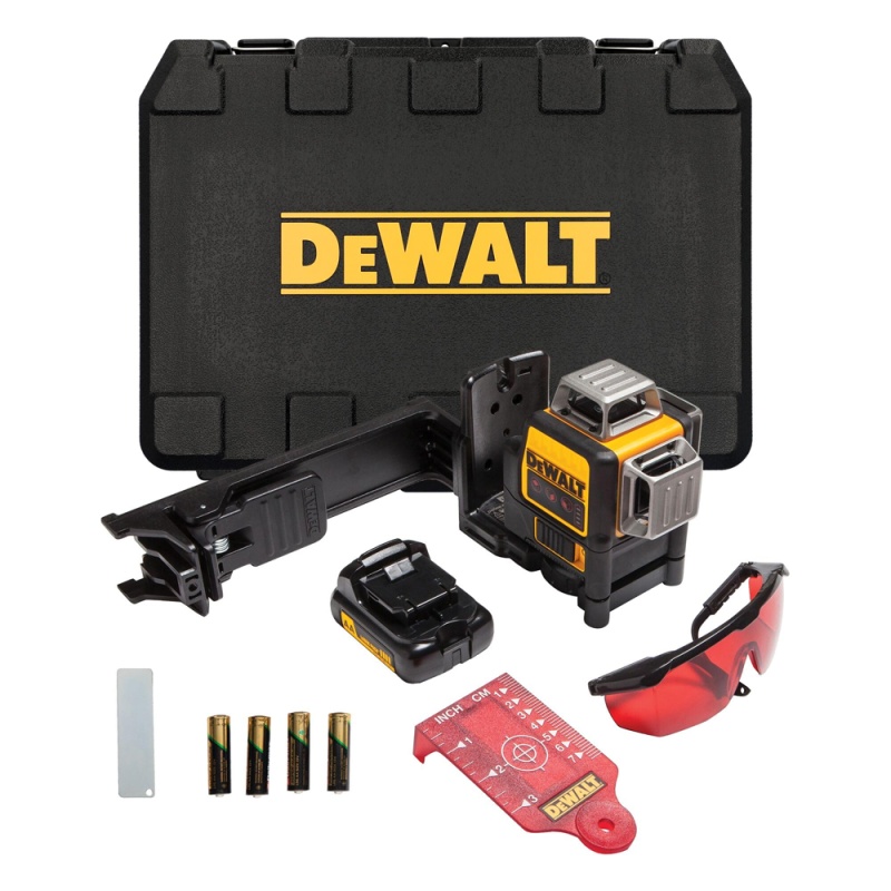 Nivel Láser Líneas 360° 12V Luz Roja 30 Mts Dewalt DW089LR