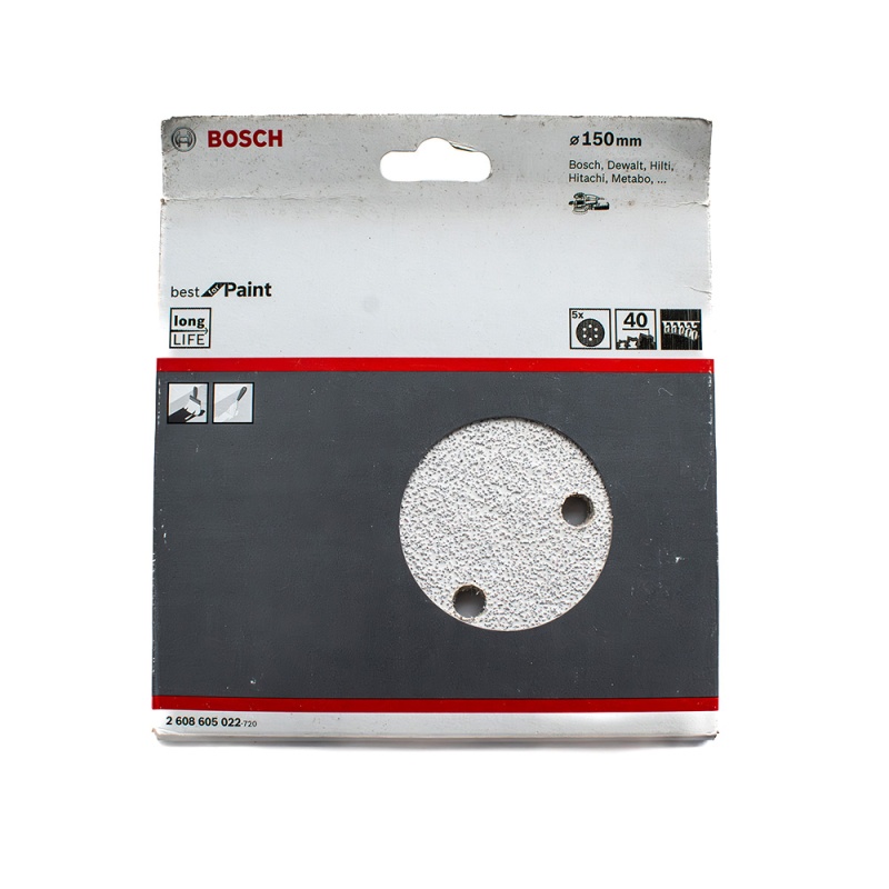 Lija Excéntrica 6" Grano 40 5 und Bosch 2608.605.022-000