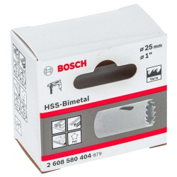 Sierra Copa Bimetálica HSS 1" 25 mm Bosch 2608.580.404-000