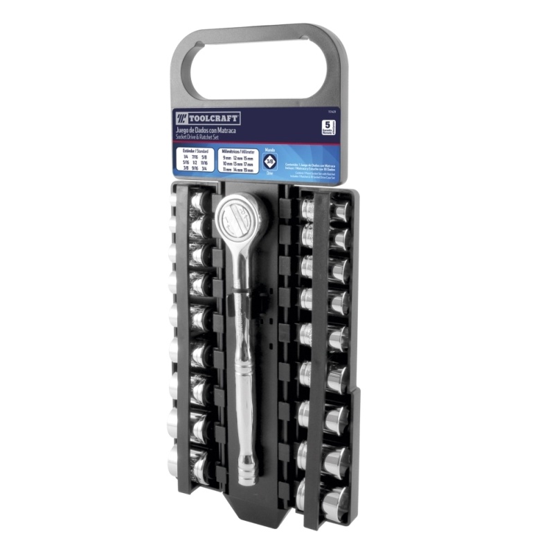 Juego de Herramientas 3/8" 20 Piezas Toolcraft TC1429