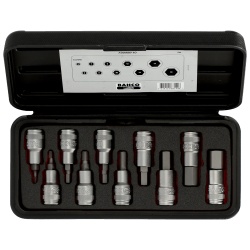 Set de Dados Punta Allen 1/2" Milimétrico Corto 10 Pzs Bahco 7809M/10