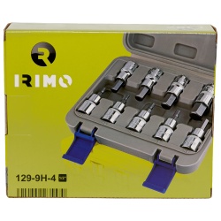 Set de Dados Punta Allen 1/2" Corto 9 Pzs Irimo 129-9H-4