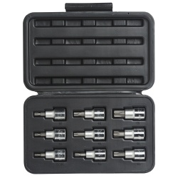 Set de Dados Punta Torx 1/2" Corto 9 Pzs Stanley 89-098