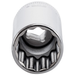 Dado Poligonal Milimétrico 1/4" x 6mm Largo Bahco A6800DM-6