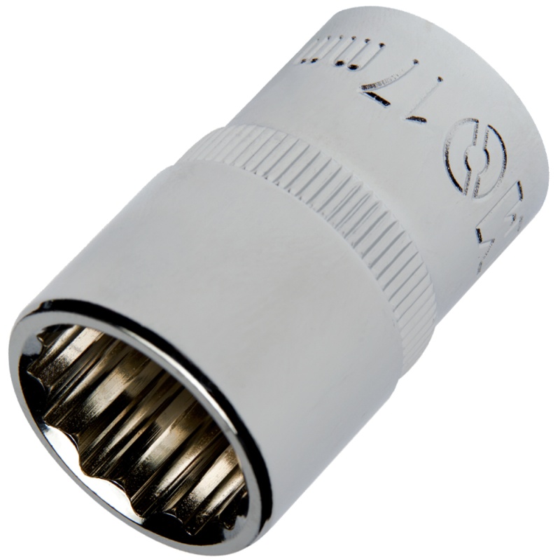 Dado Poligonal Milimétrico 1/2" x 17mm Corto Irimo 122-17-1