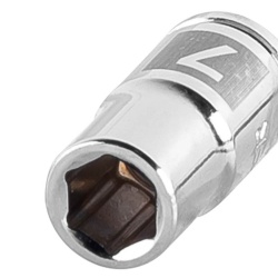 Dado Hexagonal Milimétrico 1/4" x 7mm Corto Truper 13169