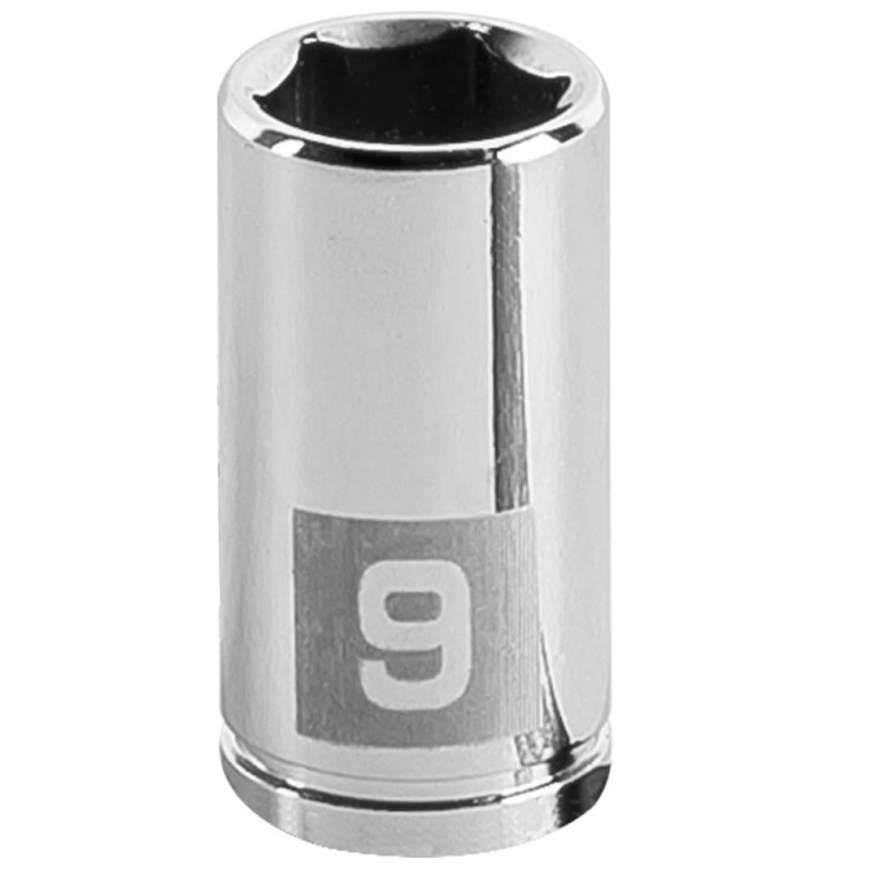 Dado Hexagonal Milimétrico 1/4" x 9mm Corto Truper 13171