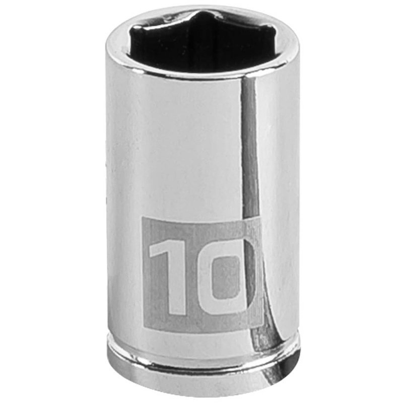 Dado Hexagonal Milimétrico 1/4" x 10mm Corto Truper 13172