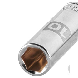 Dado Hexagonal Milimétrico 1/4" x 10mm Largo Truper 13204
