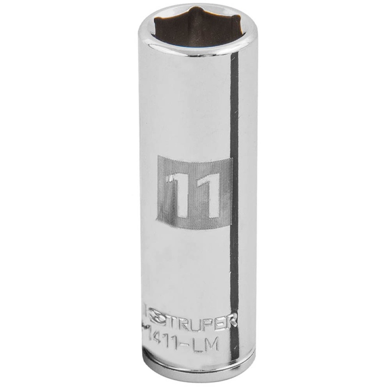 Dado Hexagonal Milimétrico 1/4" x 11mm Largo Truper 13205