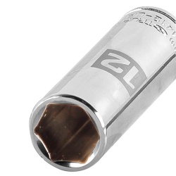 Dado Hexagonal Milimétrico 1/4" x 12mm Largo Truper 13206