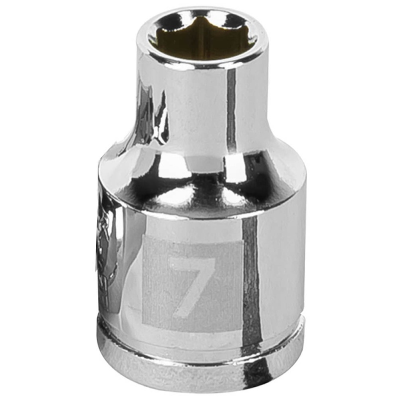 Dado Hexagonal Milimétrico 3/8" x 7mm Corto Truper 13671
