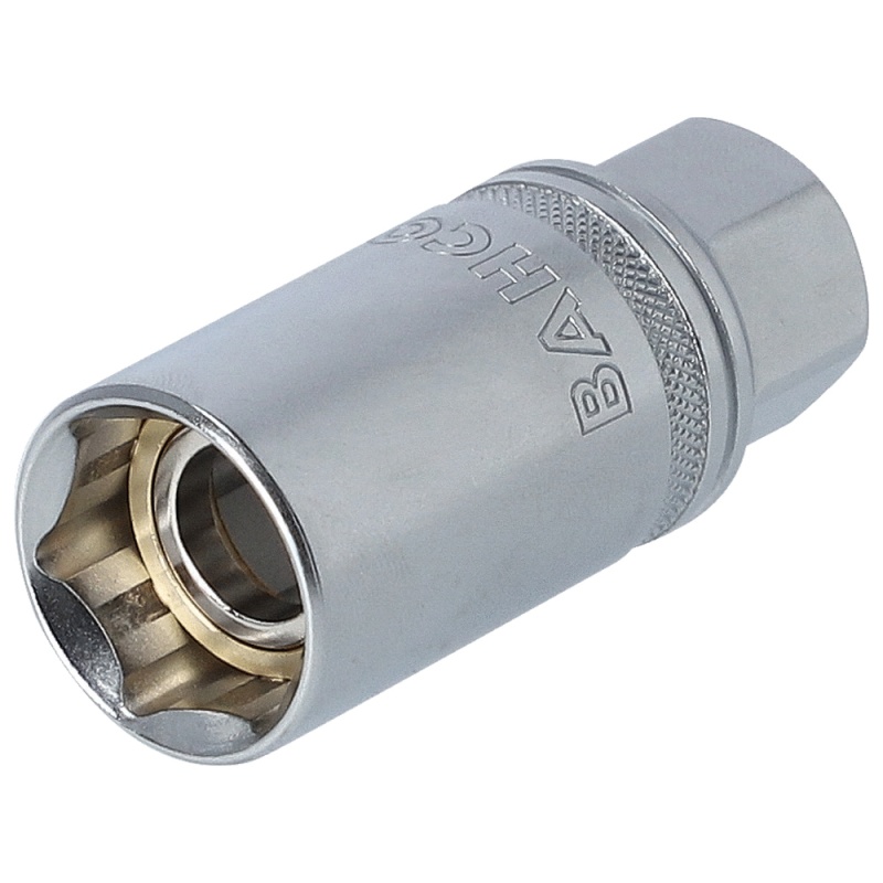 Dado Saca Bujía Hexagonal Milimétrico 3/8" x 16mm Corto Bahco 7406ZZ-16