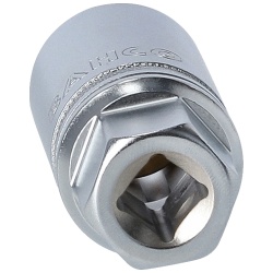 Dado Saca Bujía Hexagonal Milimétrico 3/8" x 16mm Corto Bahco 7406ZZ-16