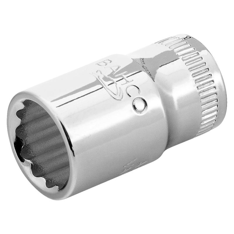 Dado Poligonal Milimétrico 1/4" x 6mm Corto Bahco A6700DM-6