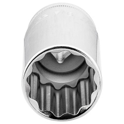 Dado Poligonal Pulgada 3/8" x 7/8" Largo Bahco A7402DZ-7/8