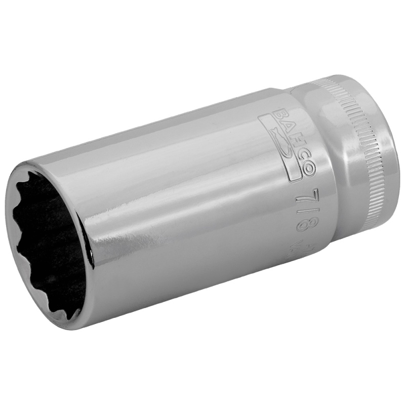 Dado Poligonal Pulgada 3/8" x 7/8" Largo Bahco A7402DZ-7/8