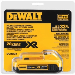 Taladro Perc 1/2" + Atornillador de Impacto 1/4" 20V + Set de Brocas + Batería 2.0 Ah Dewalt