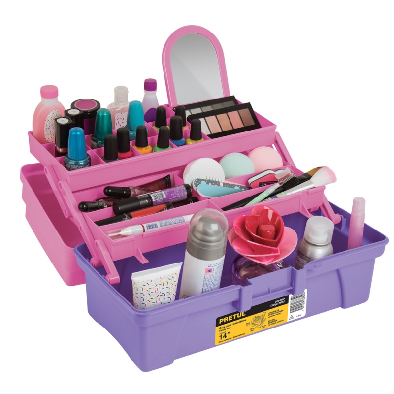 Caja Deslizable 14" 19 Compartimentos Pretul 25052