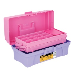 Caja Deslizable 14" 19 Compartimentos Pretul 25052