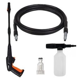 Pulidora Orbital 10" 120 W + 3 Bonetes + Hidrolavadora de Alta Presión 1400 W Black + Decker PW1450TD-K1