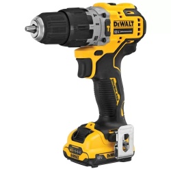 Taladro Percutor 3/8" 12V Brushless 2 Bat + Cinturón Porta Herramientas DCD706F2-K5