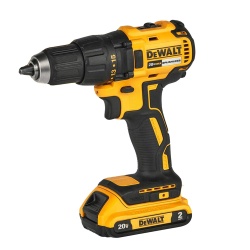Taladro Atornillador 1/2" 20V Brushless 1 Bat y Carg + Set de Brocas 1/4" Hex 8 Pzs DCD7771D1-K10