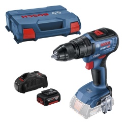 Taladro Perc 1/2" 18V Brushless Inc 1 Bat y Carg + Set de Puntas y Brocas X-Line 41 pzs Bosch