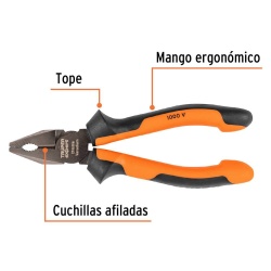 Alicate para Electricista 6″ Aislado Truper 12347
