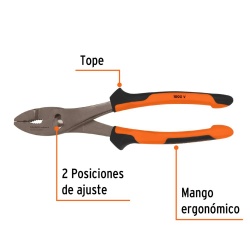 Alicate para Mecánico 10" Aislado Truper 13066