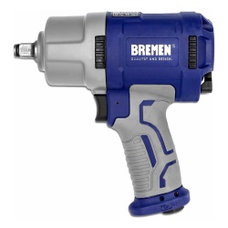 Llave de Impacto Neumática 1/2" 90 PSI + Accesorios Bremen 7714