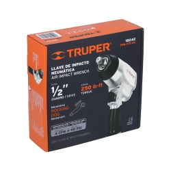Llave de Impacto Neumática 1/2" 339Nm Truper 18242