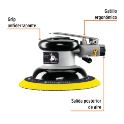 Lijadora Orbital Neumática 6" Truper 101895